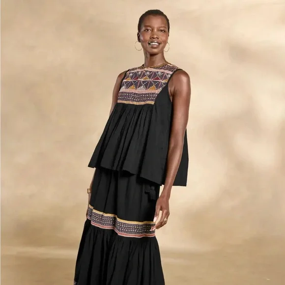 Alamwar “Walk The Earth” Yoshiko Embroidered Top. New with tags from Sundance.